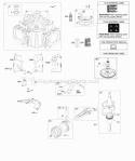 Camshaft Crankshaft Cylinder Gasket Set-Engine Piston Rings Connectiong Rod Diagram and Parts List for 49M777-0119-G1  Briggs and Stratton Engine